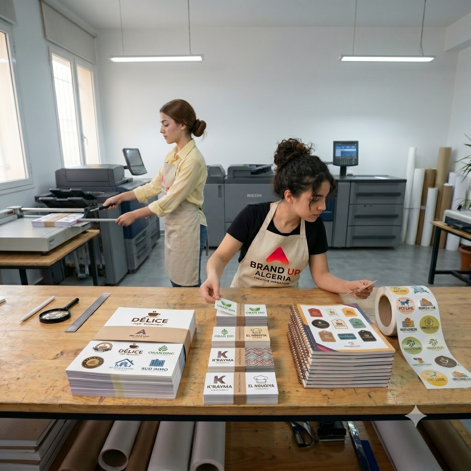 Atelier d'impression Brand Up Algérie