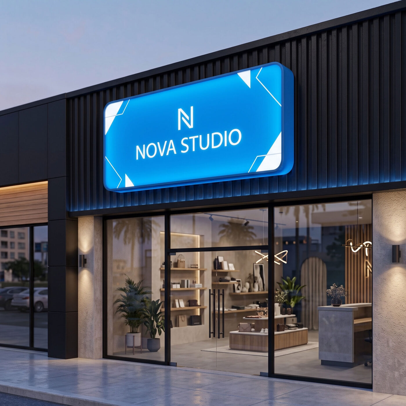 Caisson lumineux Nova Studio — Brand Up Algérie