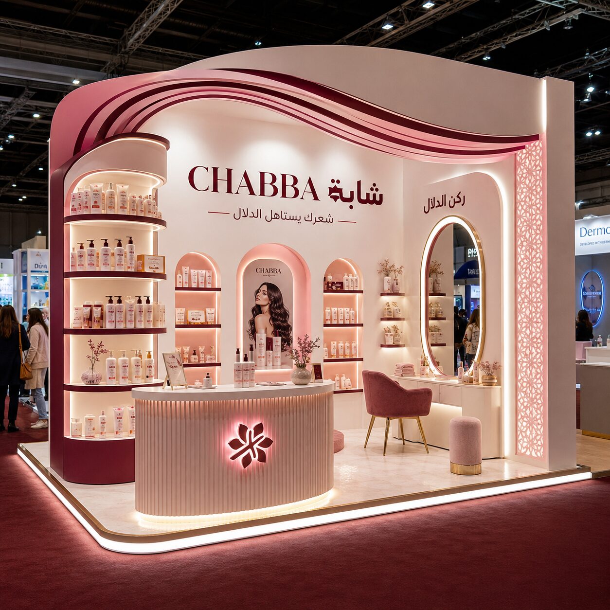 Stand d'exposition — Habillage graphique grand format